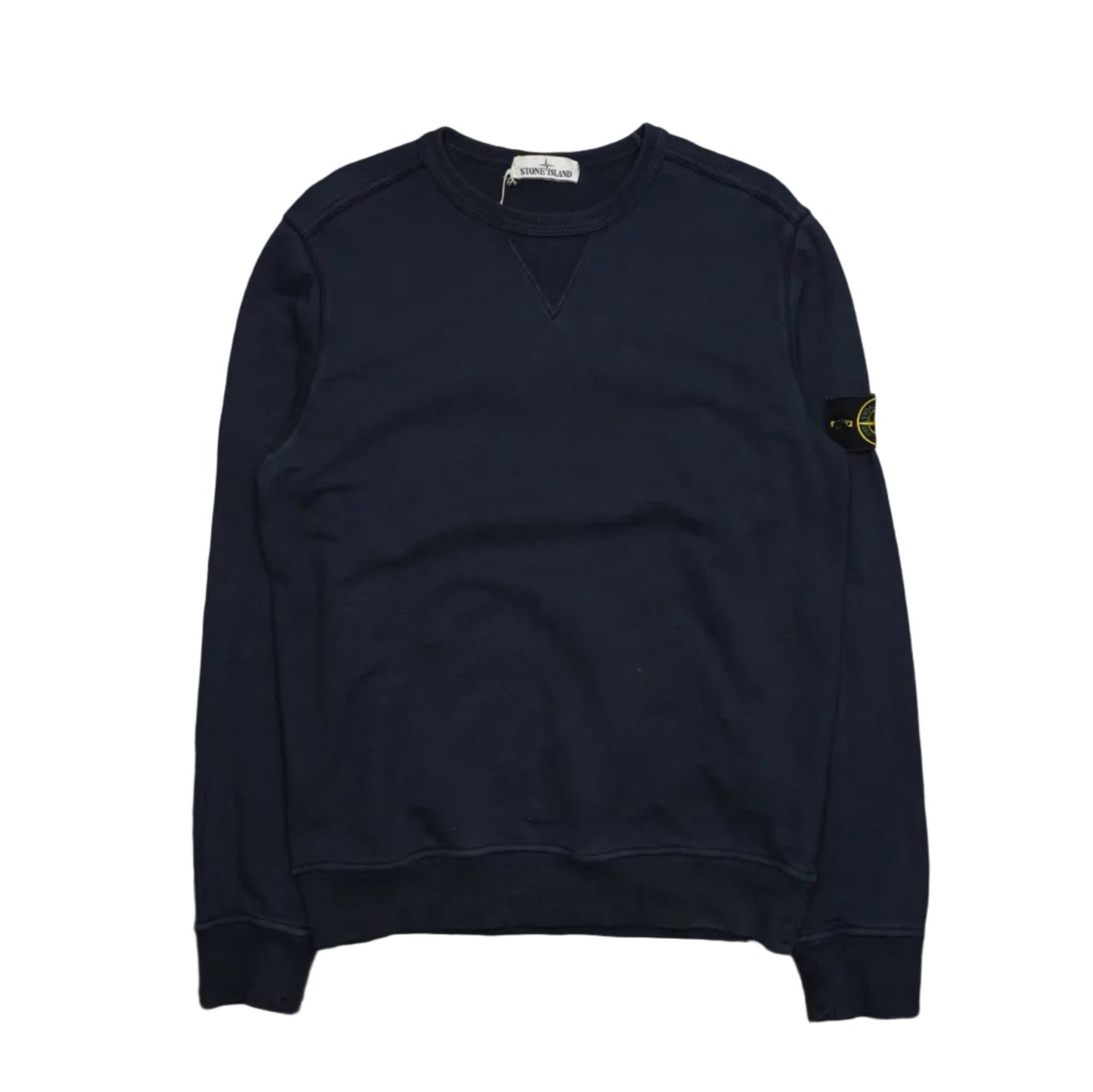 Stone Island Navy Blue Crewneck - Stone Island - SecondPlace