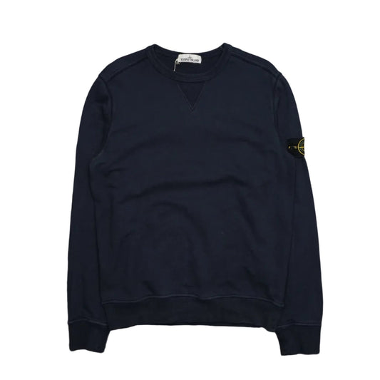 Stone Island Navy Blue Crewneck - Stone Island - SecondPlace