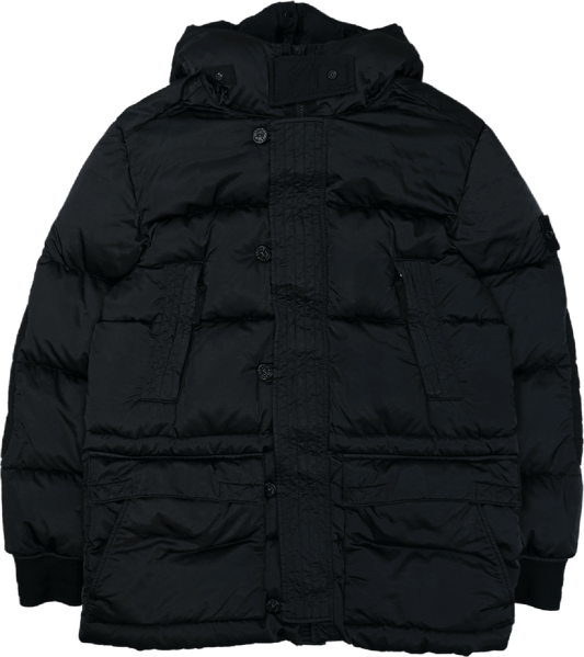 Stone Island Nylon Raso Down - TC Black Jacket - Stone Island - SecondPlace