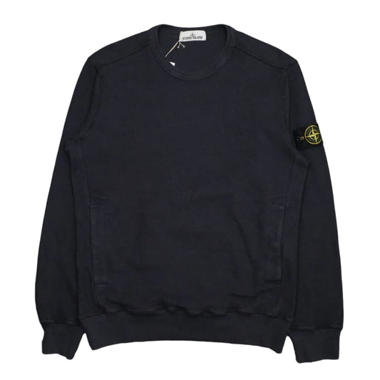 Stone Island Thin Waist Pocket Blue Crewneck - Stone Island - SecondPlace