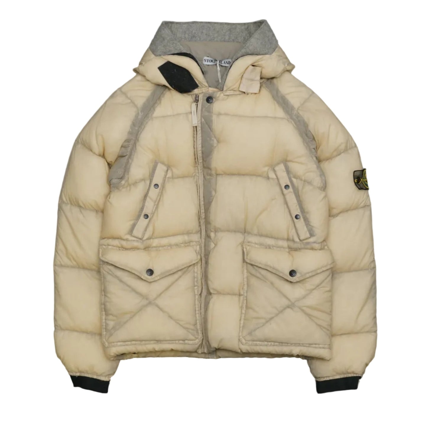Stone Island Vintage Limited Edition Goose Down Beige Jacket - Stone Island - SecondPlace