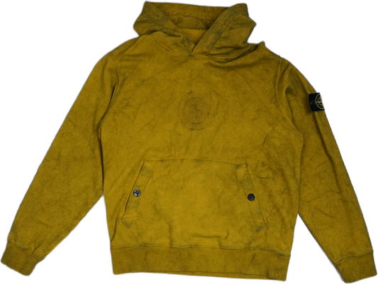 Stone Island x Supreme Yellow Circle Hoodie