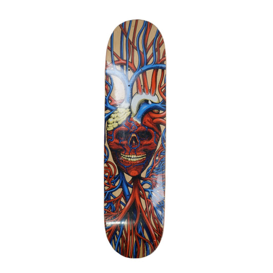 Strangelove Heart Skull Chrome Sean Cliver Brown Deck - Strangelove - SecondPlace