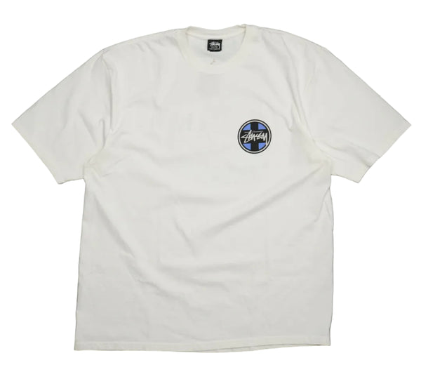 Stussy Cross Dot Natural White T-Shirt