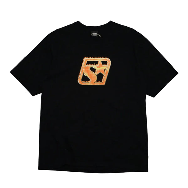 Stussy Blaze Black T-Shirt