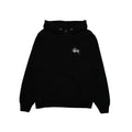 Stussy Mini Chest Logo White Black Hoodie