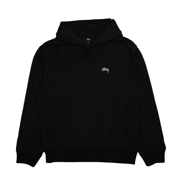 Stussy Mini Stock Logo Black Hoodie