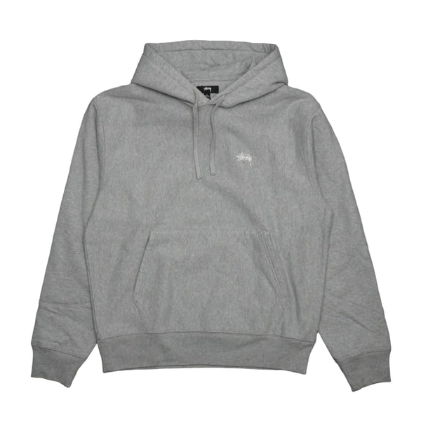 Stussy Mini Stock Logo Grey Hoodie