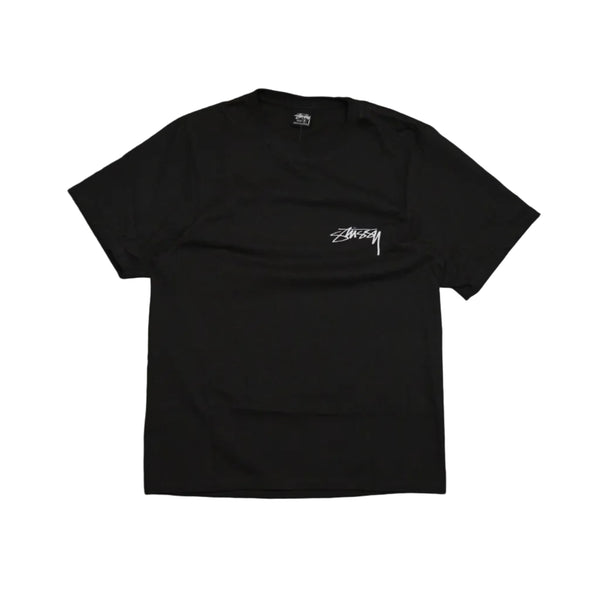 Stussy Skate Stack Faded Black T-Shirt