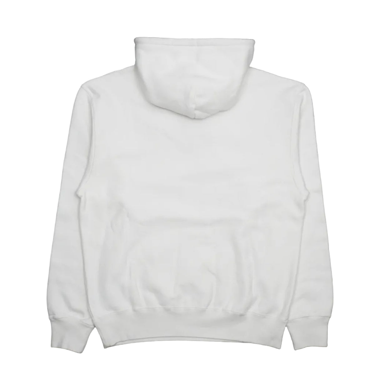 Brand new Stussy Smooth Stock Natural White Hoodie, back view