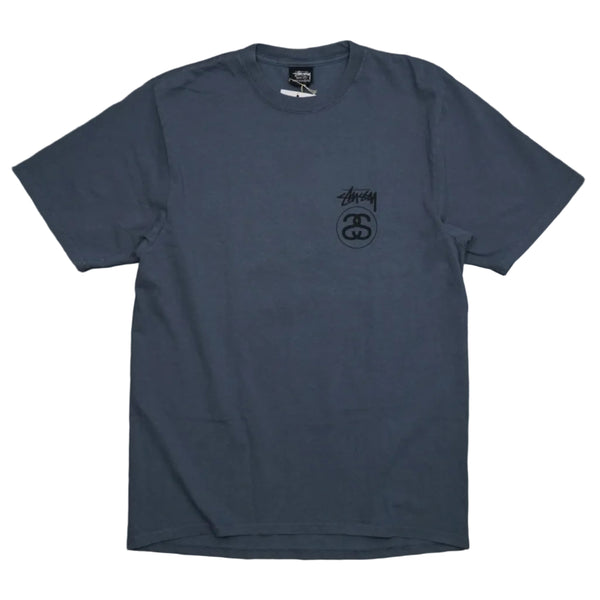 Stussy Stock Link Blue Dyed T-Shirt