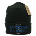 Stussy Varsity Blue Black Cuff Beanie