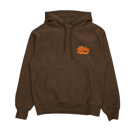 Stussy World Tribe Brown Hoodie - Stussy - SecondPlace