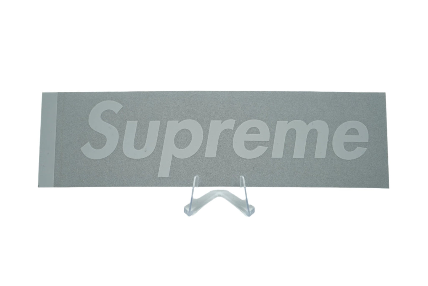 Supreme 3M Reflective Silver Box Logo FW14 Sticker - Supreme - SecondPlace