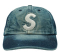 Supreme Cordura Denim S Logo Denim 6-Panel Cap