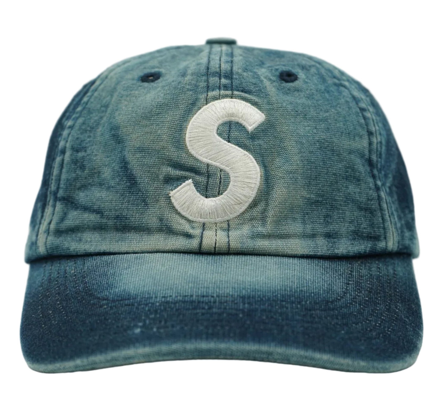 Supreme Cordura Denim S Logo Denim 6-Panel Cap - Supreme - SecondPlace