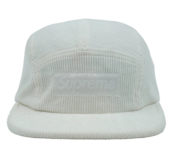 Supreme Corduroy White Camp Cap