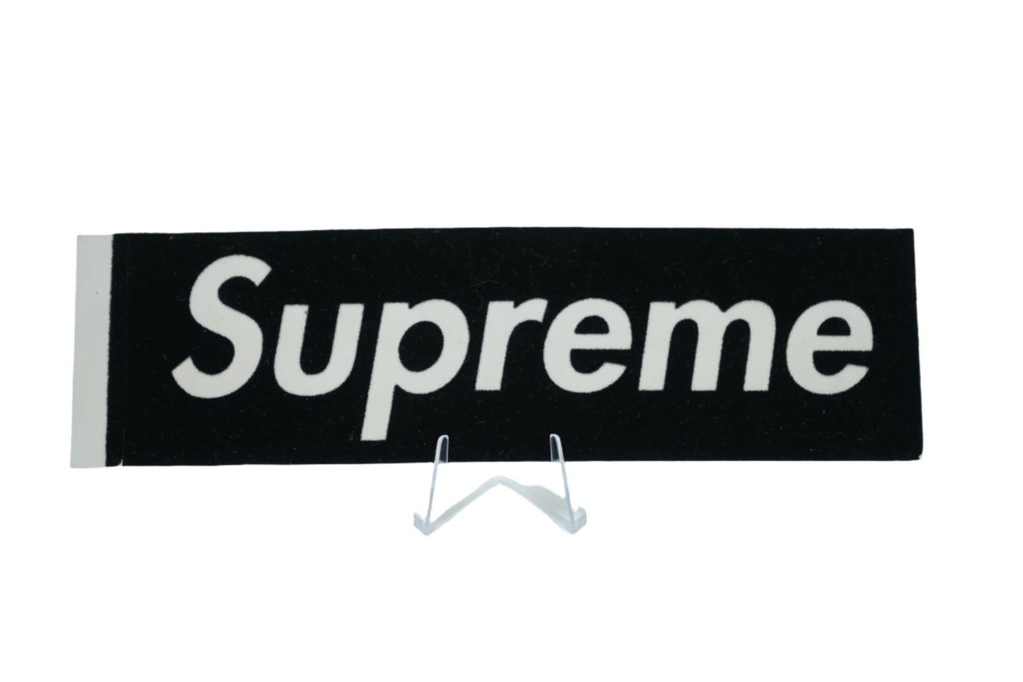 Supreme Felt Velour Box Logo Black Sticker - Supreme - SecondPlace