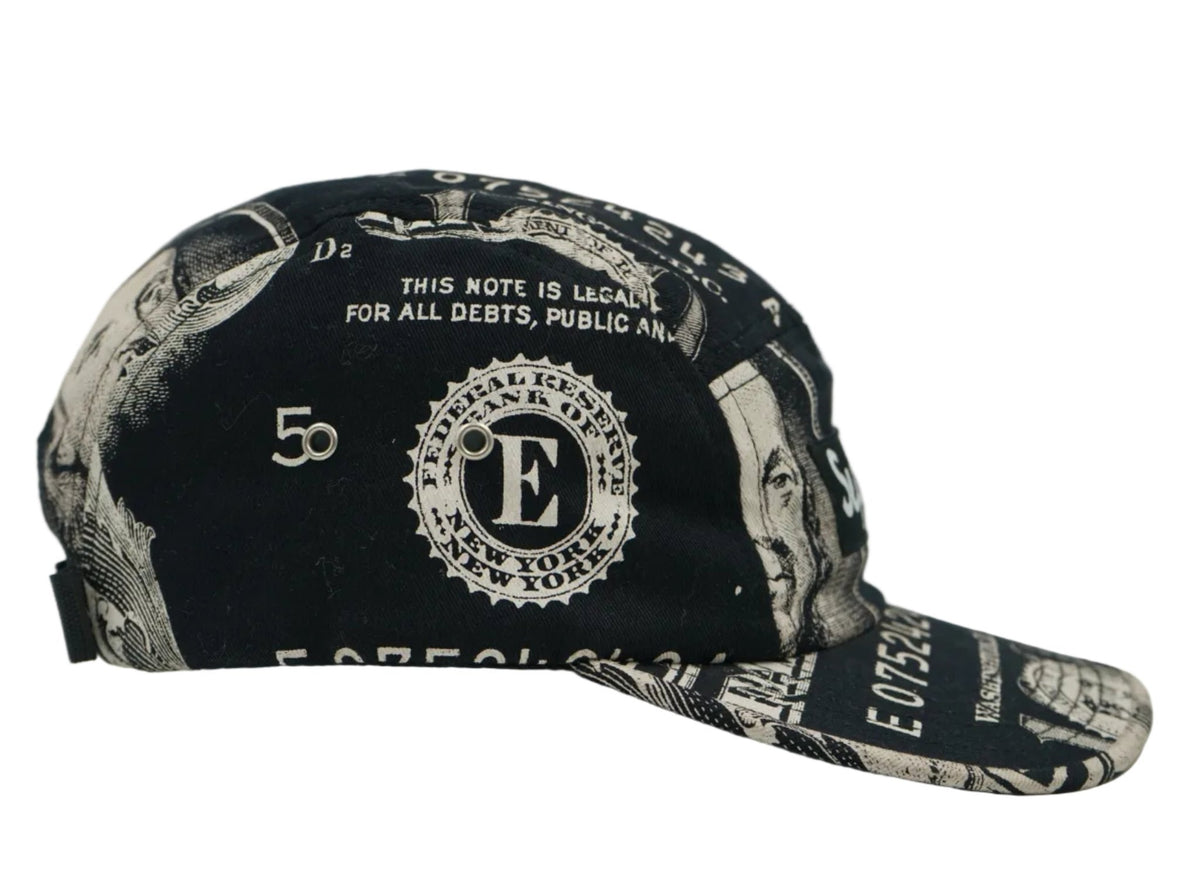 Supreme Franklin FW13 Money Black White Camp Cap - Supreme - SecondPlace