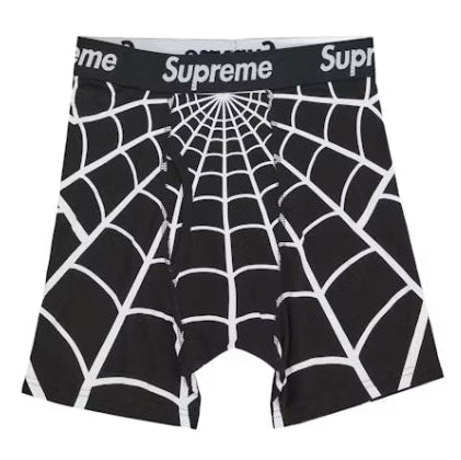 Supreme Hanes Spider-Man Boxer Briefs (2 Pack) Black - Supreme - SecondPlace