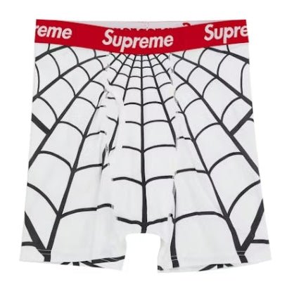 Supreme Hanes Spider-Man Boxer Briefs (2 Pack) White - Supreme - SecondPlace