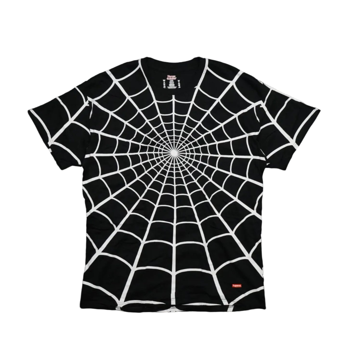 Supreme Hanes Spider-Man Tagless Black T-Shirt - Supreme - SecondPlace