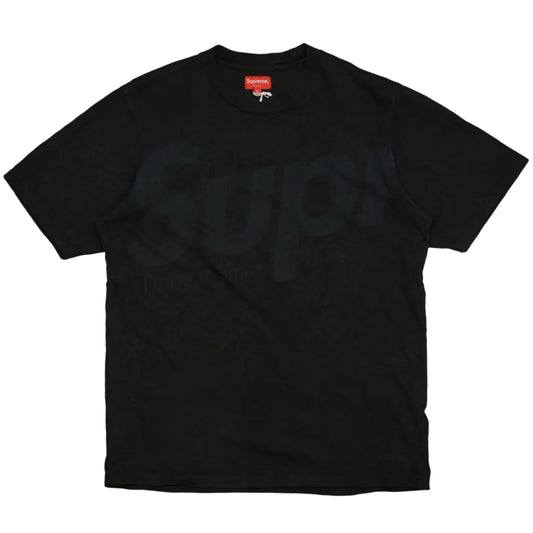 Supreme Intarsia Spell Out Black T-Shirt - Supreme - SecondPlace