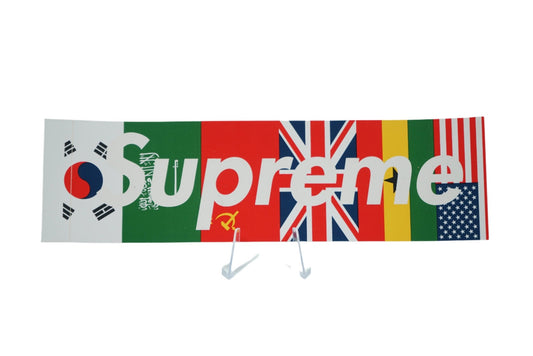 Supreme International Flags FW13 Box Logo Sticker - Supreme - SecondPlace