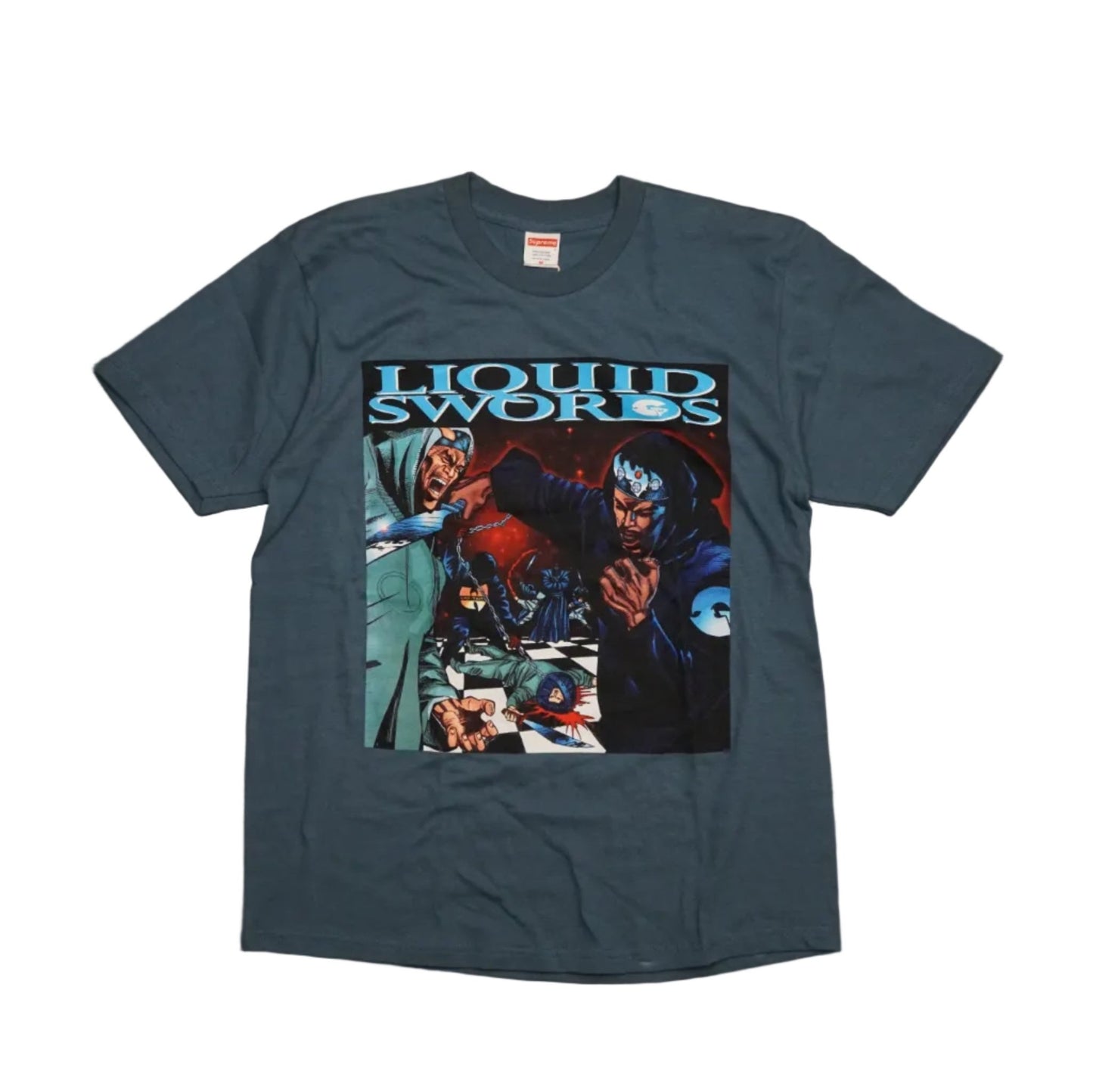 Supreme Liquid Swords Navy T-Shirt - Supreme - SecondPlace