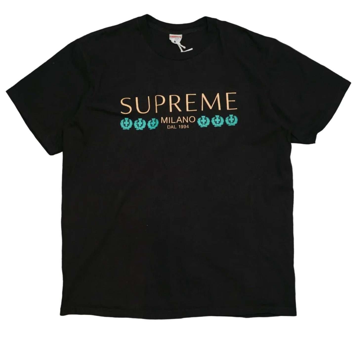 Supreme Milano Black T-Shirt - Supreme - SecondPlace
