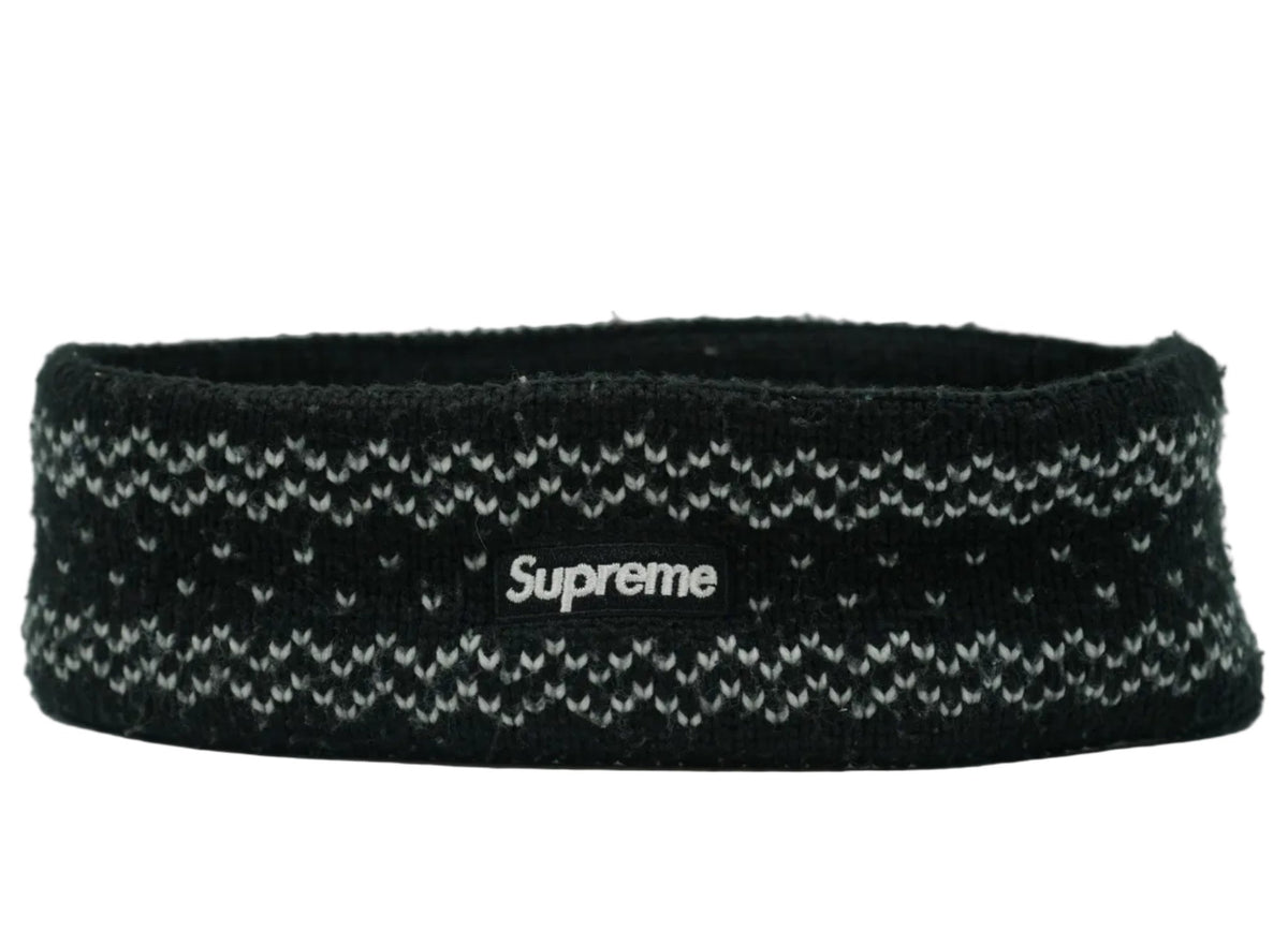Supreme New Era Arc Logo Black Headband