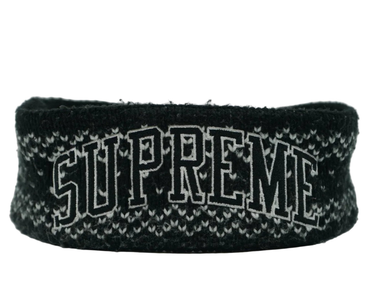 Supreme New Era Arc Logo Black Headband