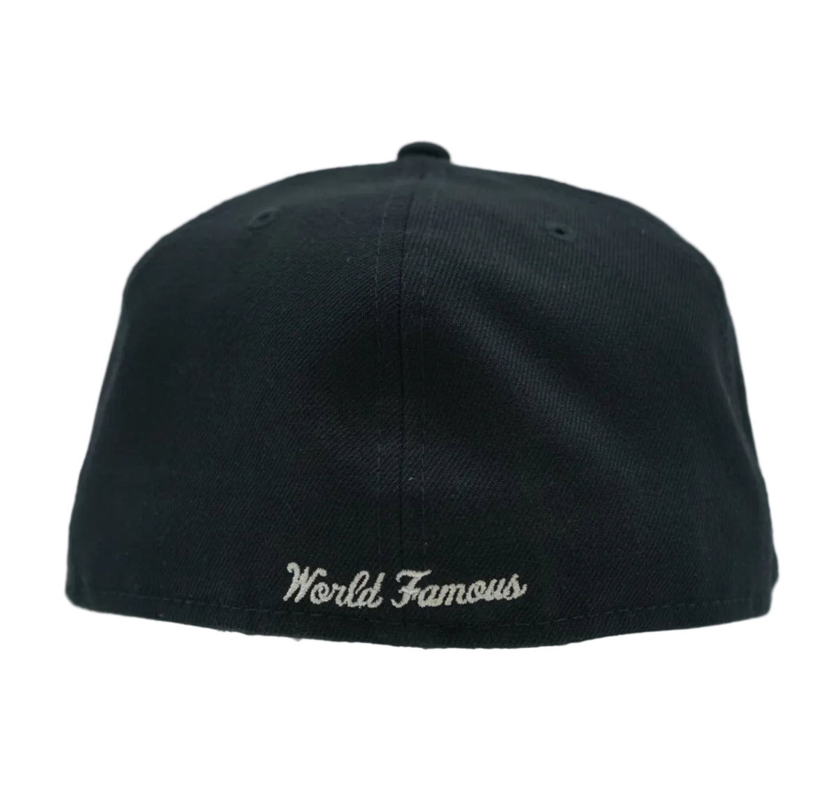 Pre-owned Supreme x New Era Grinch Box Logo Navy Blue Fitted Cap, back view