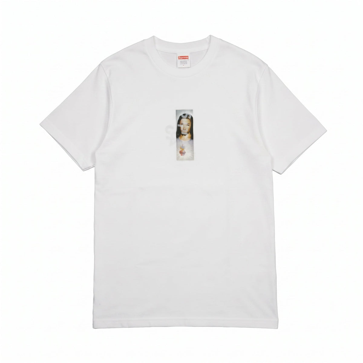 Supreme Prayer Card Box Logo White T-Shirt