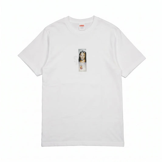 Supreme Prayer Card Box Logo White T-Shirt - Supreme - SecondPlace