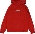 Supreme Red Box Logo Red Hoodie