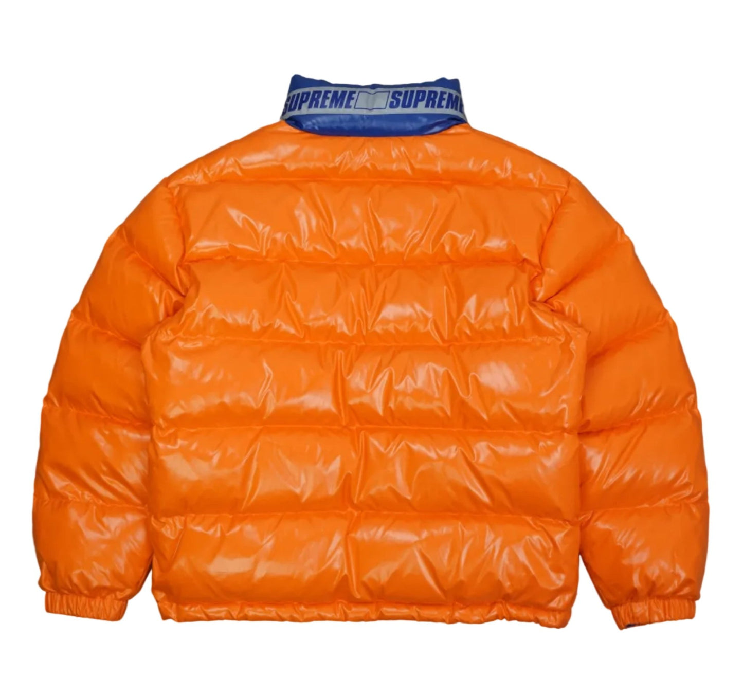 Supreme Shiny Reversible Blue/Orange Puffer Jacket - Supreme - SecondPlace