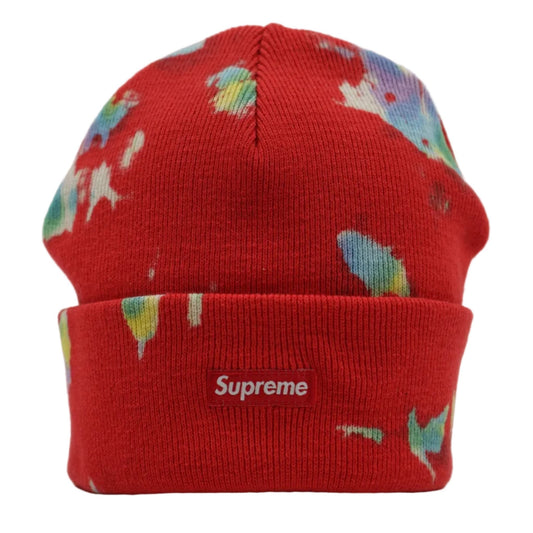 Supreme Splatter Red Dyed Beanie - Supreme - SecondPlace