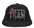 Supreme Team 6-Panel Black Cap
