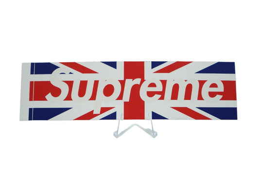 Supreme UK Union Jack FW11 Box Logo Sticker - Supreme - SecondPlace