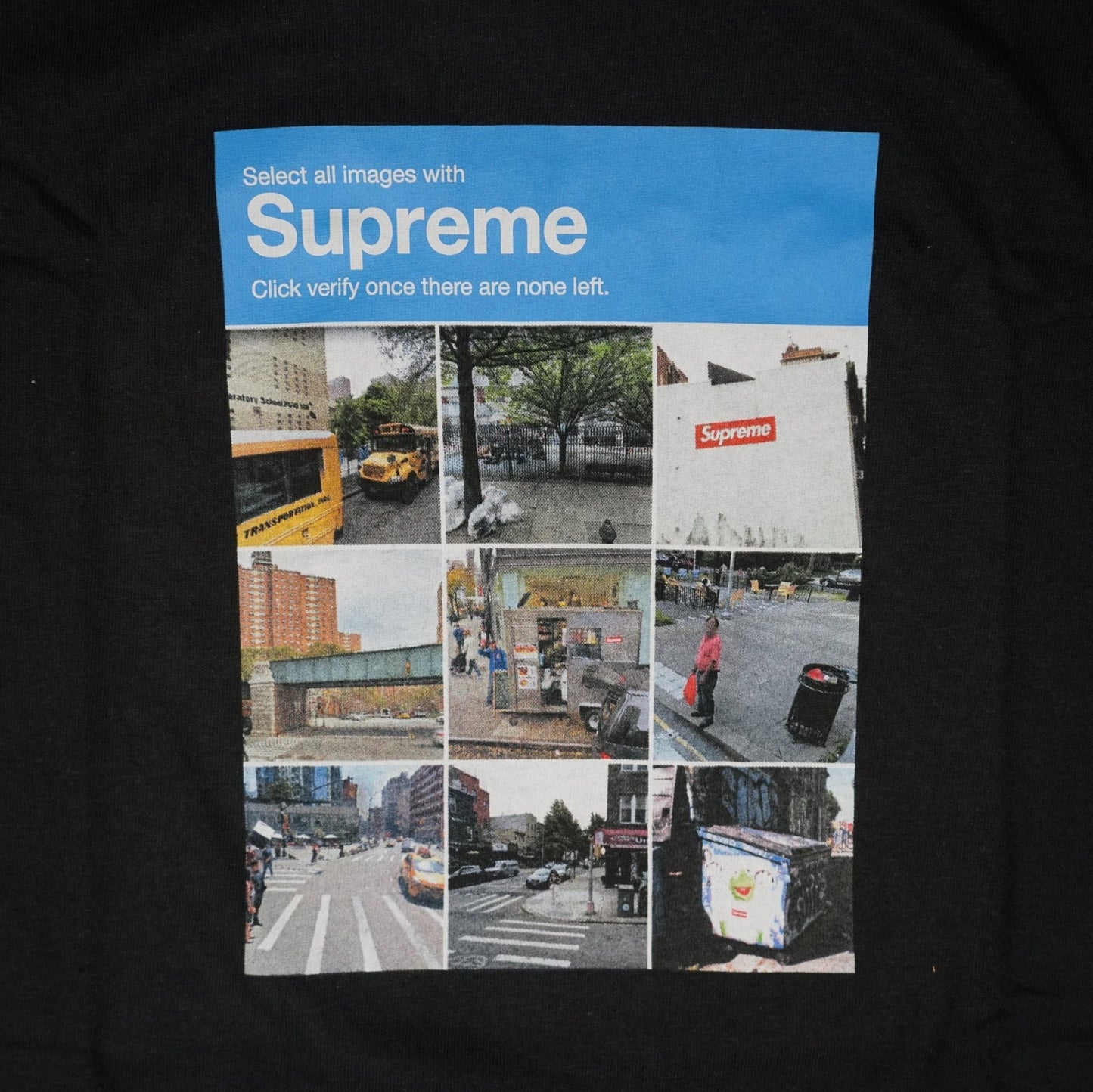 Supreme Verify Black T-Shirt - Supreme - SecondPlace