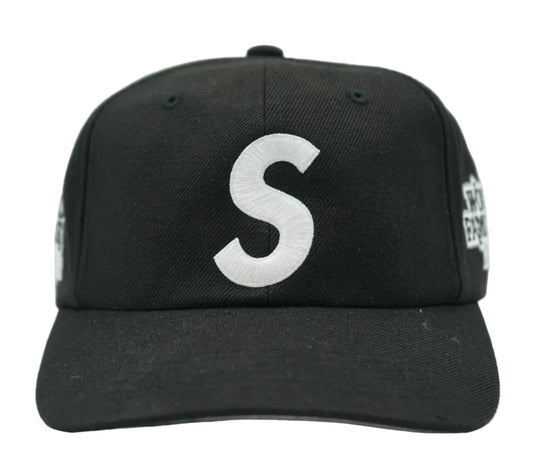 Supreme World Famous S Logo 6 - Panel Black Hat - Supreme - SecondPlace