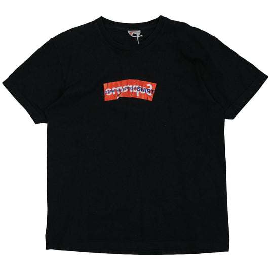 Supreme x CDG Box Logo Black T-Shirt - Supreme - SecondPlace