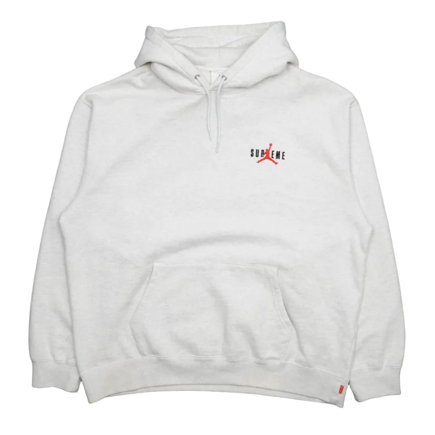 Supreme x Jordan Ash Grey Hooded Sweatshirt - Supreme - SecondPlace