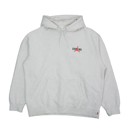 Supreme x Jordan Ash Grey Hoodie - Supreme - SecondPlace
