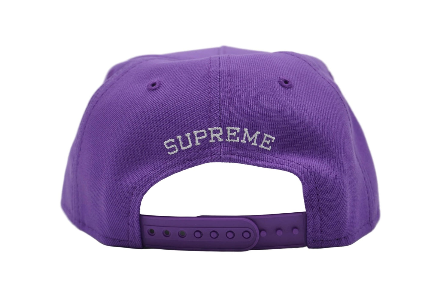 Supreme x New Era Gothic Purple Outline Cap - Supreme - SecondPlace