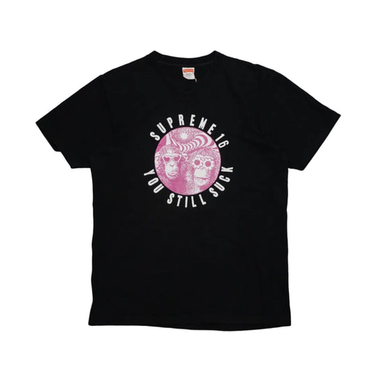 Supreme You Still Suck Black T-Shirt - Supreme - SecondPlace