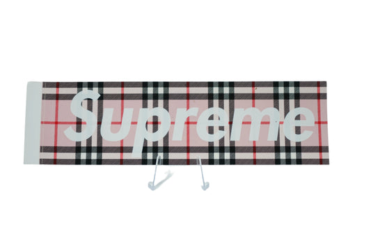 Supreme Burberry Box Logo Sticker