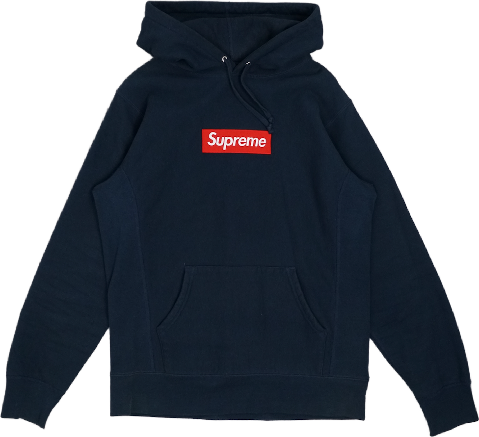 Supreme Navy Bogo Hoodie 2016 (Pre-owned)