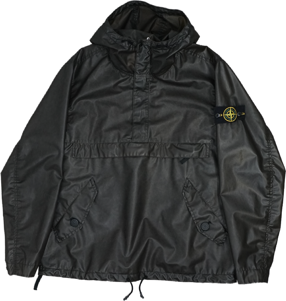 Stone Island x Supreme Poly Cover Black Jacket